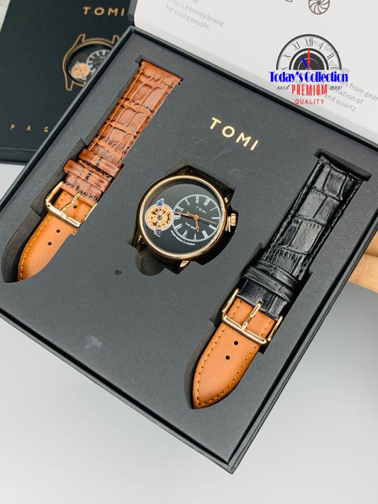 TOMI DUAL STRAP Rose/Black 25%OFF