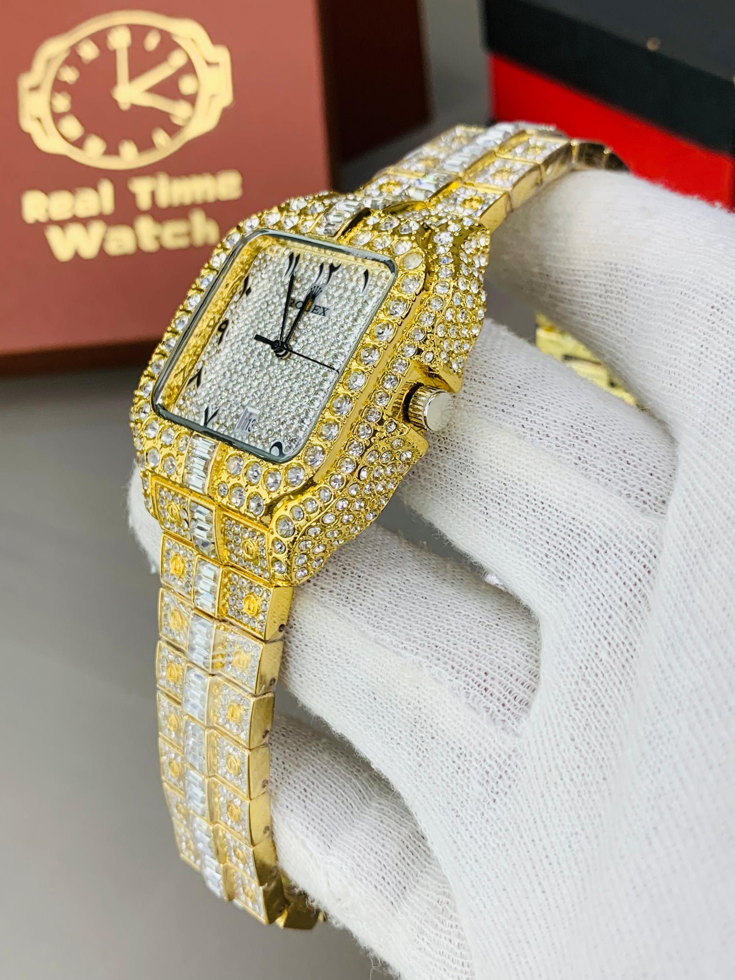 ROLEX DIAMOND ICED🧊 STONE💎⌚
