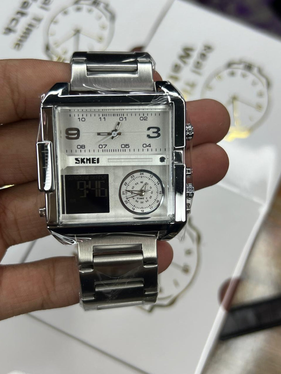 Triple Time Skmei Best Watch For Personal Use & Gift.