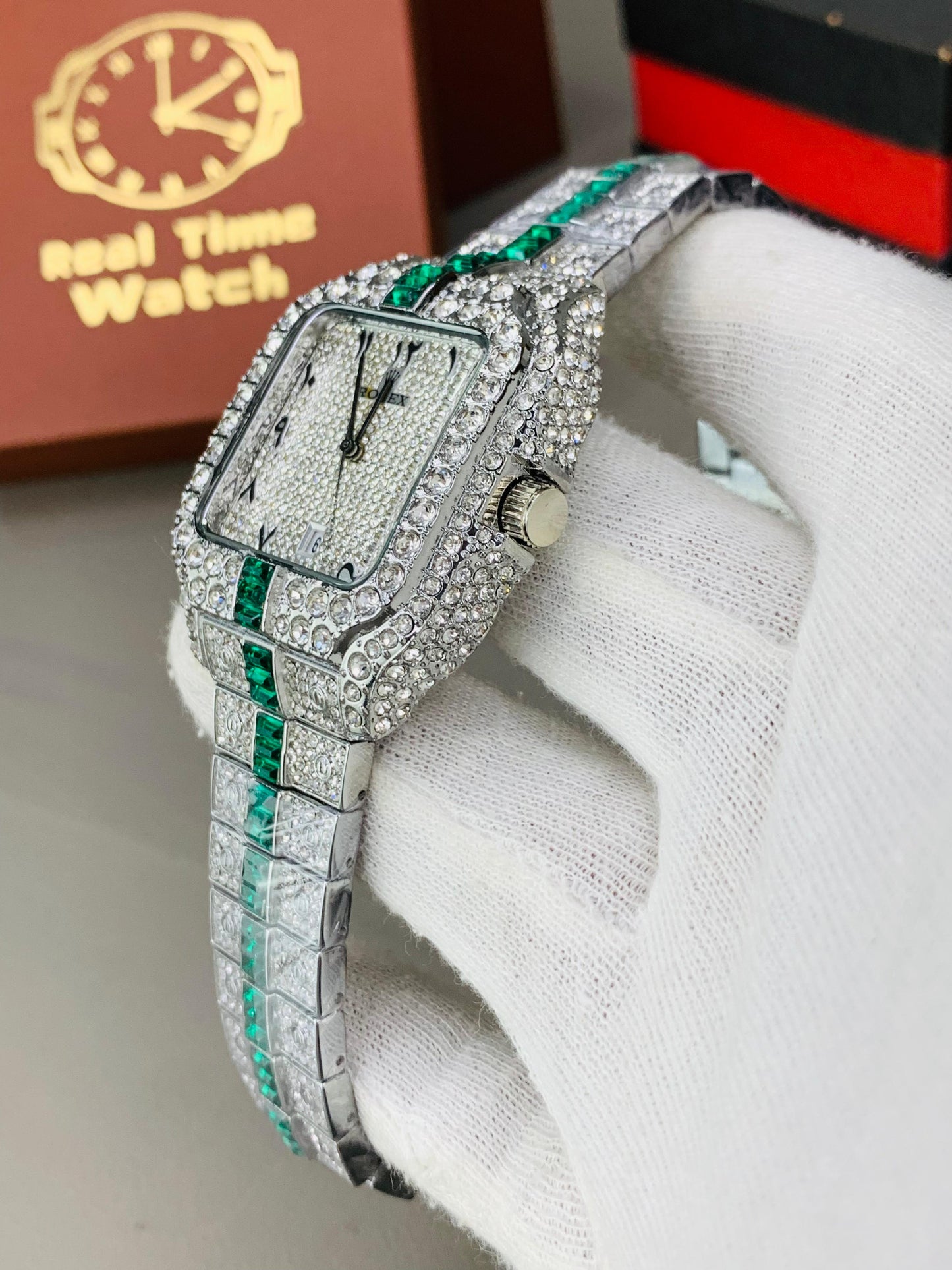 ROLEX DIAMOND ICED🧊 STONE💎⌚