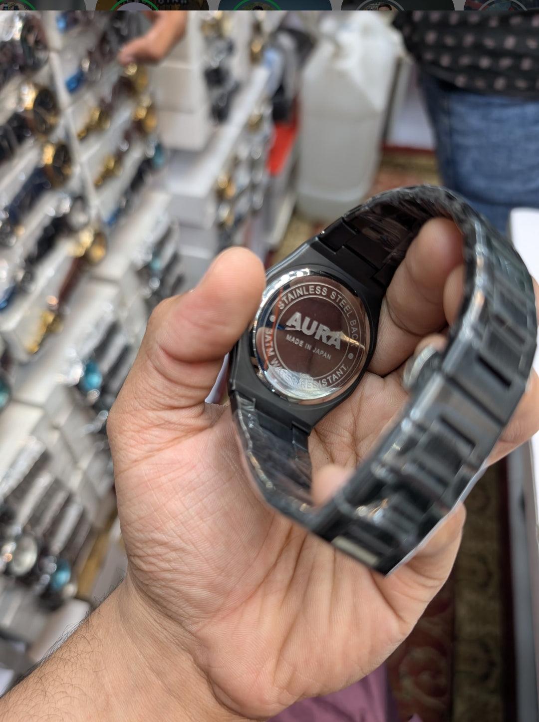 TRENDING ⚫ ARABIC AURA STEEL WATCH