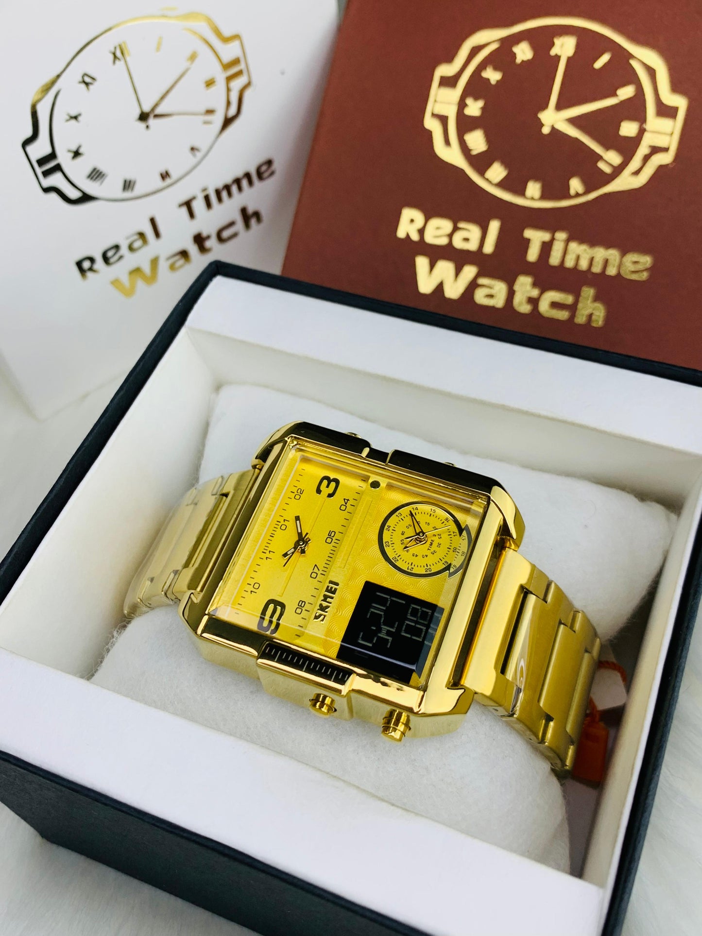 Triple Time Skmei Best Watch For Personal Use & Gift.